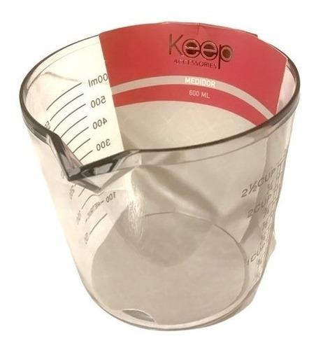 Jarro Vaso Medidor Graduado 600ml Keep // Ferrenet