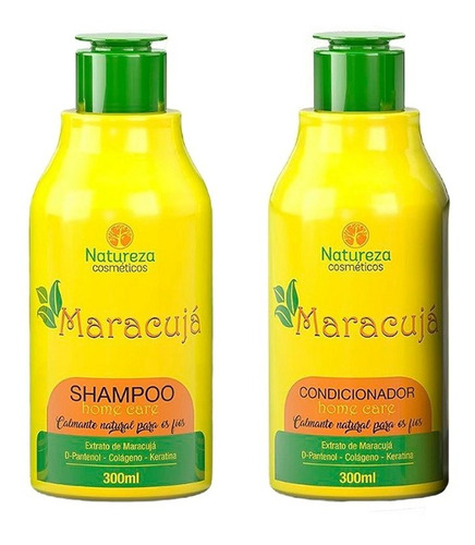 Kit Shampoo Y Acondicionador Maracuya 300ml - Natureza Cosme