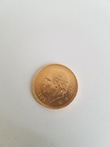 Imagen 1 de 5 de Centenario Oro Puro 10 Pesos Oro Puro Real Moneda