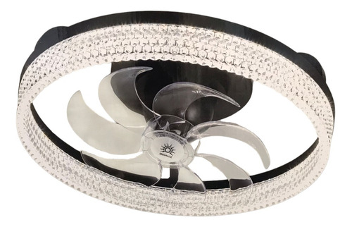 Lampara Ventilador De Techo Luz Led 55w Iluminacion Interior