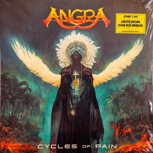 Angra Cycles Of Pain 2lp Limited Blue Marbled Edition Vinilo