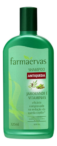 Farmaervas Shampoo Antiqueda Jaborandi E Vitaminas  320ml