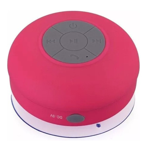 Mini Caixa De Som Bluetooth Cor Rosa