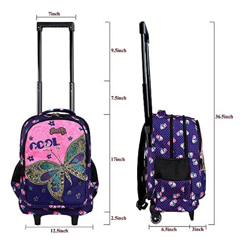 Mochila Con Ruedas Para Niñas Y Niños Mochila Con Ruedas Par