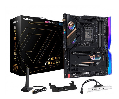 Tarjeta Madre Asrock Z690 Taichi Socket 1700 Hdmi Dp Ddr5