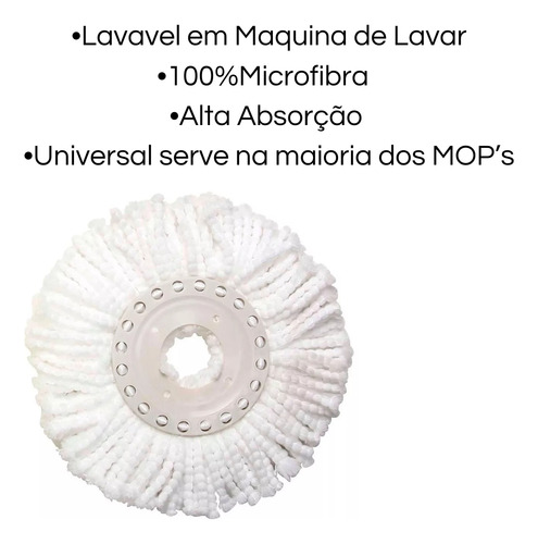 Reposição para mops Mor cor branco