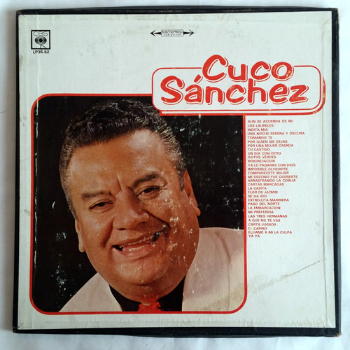Cuco Sánchez - Álbum De Tres Discos De Vinilo 