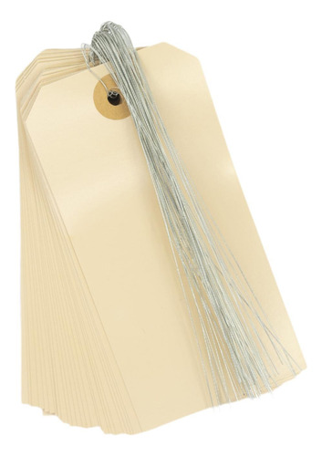 Etiquetas De Papel 100x Etiquetas De Regalo Con Alambre