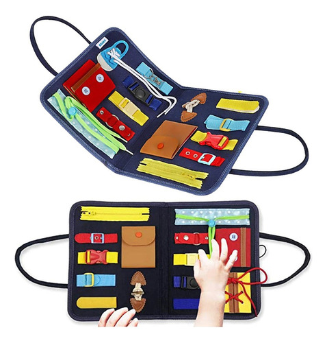 Juguetes Sensoriales Montessori Busy Board For Niños