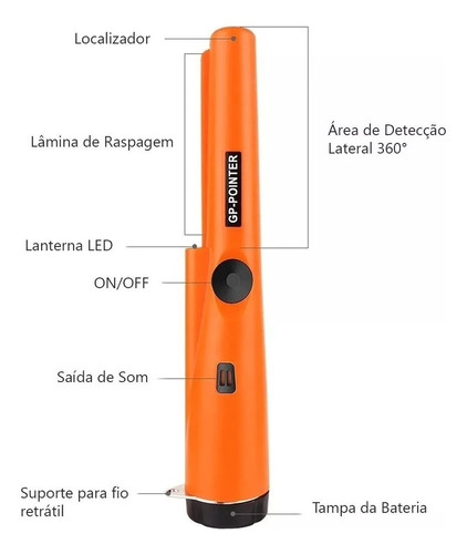 Detector De Metales, Oro, Plata, Cobre