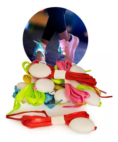 Cordones De Luces Led Multicolor Championes Roller Patines