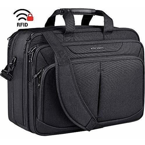 Kroser Premium Laptop Bag 17 Pulgadas Maletin Ligero Expansi
