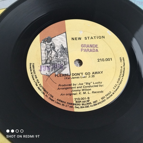 Vinil New Station Why/lado B Please Don't Go Away Compacto