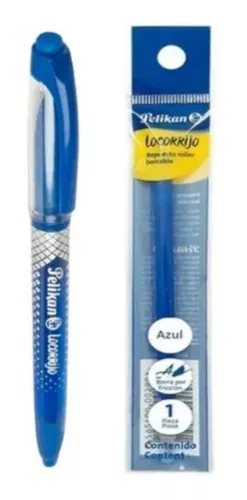 Librería San Pablo - Boligrafo Borrable Pelikan Locorrijo Azul Roller -  ESCRITURA - BOLIGRAFOS BORRABLES