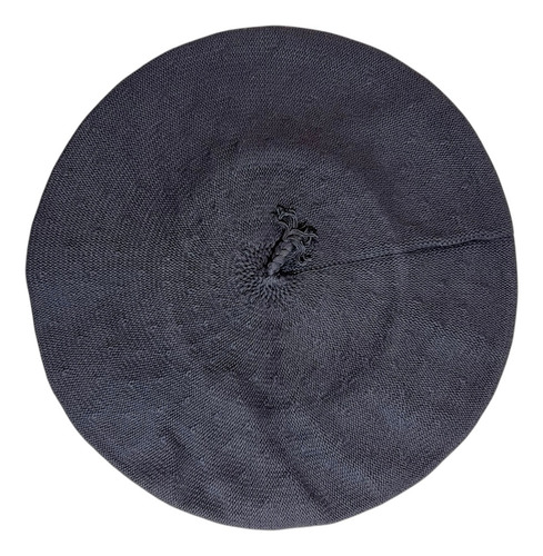 Boina Vasca Euskadi De Algodón Vuelo 28cm Sin Tafilete Gris Oscuro 28cm