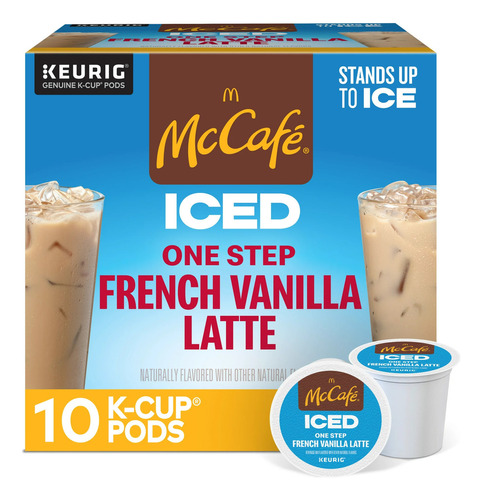 Cápsulas Café Keurig Mccafé Iced French Vanilla Late 10 Pods