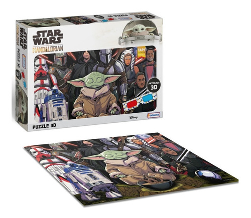 Puzzle 3d Con Anteojo 60 Pzs Star Wars Jeg Lsw09827 El Gato