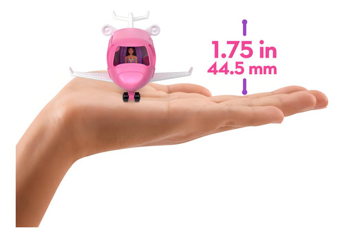 Barbie Mini Barbieland Vehículo Muñecas Avión De Los Sueños Multicolor