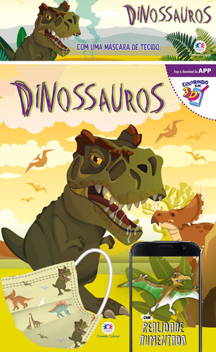 Dinossauros - Kit com máscara, de Cultural, Ciranda. Série Livro com máscara Ciranda Cultural Editora E Distribuidora Ltda. em português, 2020