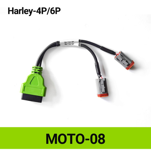 Obd Cable Adaptador 4/6 Pines Para Motocicleta Harley