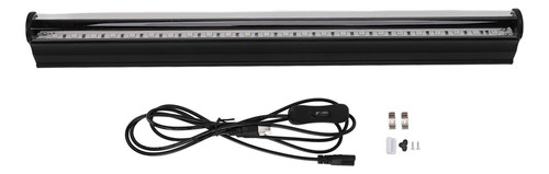 Tubo De Luz Ultravioleta Uva Led Negro 380 A 400 Nm, 29 Cm D