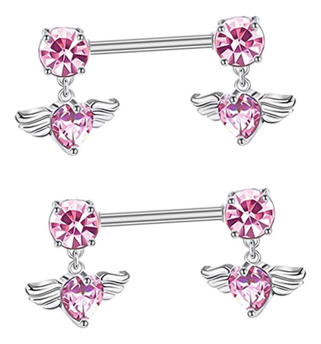 0 2 Piezas De Joyería Para Piercing Corporal, Aretes De