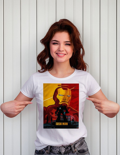 Playera Para Dama Avengers Artl Iron Man