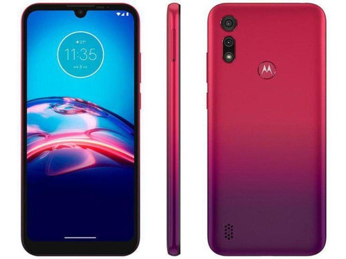 Smartphone Motorola Moto E6s 64gb 6.1 Cam 13mp - Vermelho