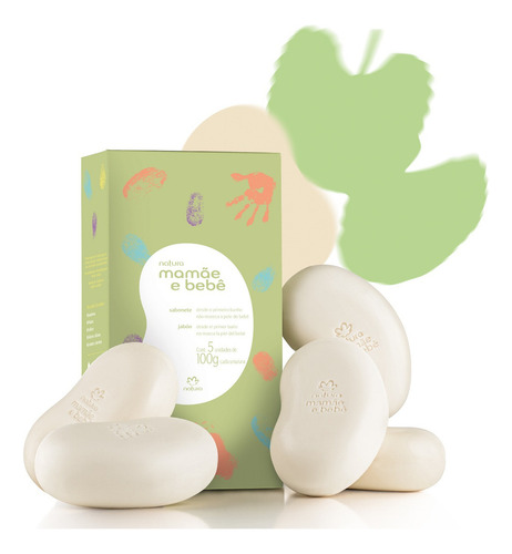 Jabones Mama Y Bebe En Caja 5 X 100 Gr - Natura