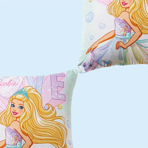 Cojín Decorativo Barbie Princess Poliéster Concord Color Multicolor