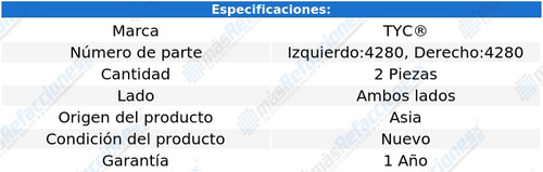 Par Faros Fiesta 2003 2004 2005 2006 2007 Calidad Tyc Bsn