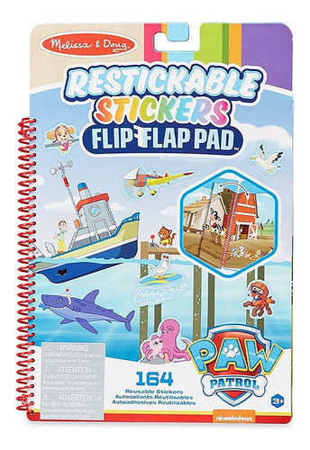 Melissa&doug Paw Patrol Estampas Reutilizables Bahía Aventur