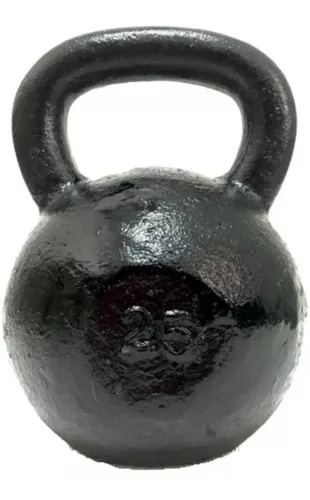 Pesa Rusa 15kg Kettlebell De Fundicion Nacional Maciza 66.690