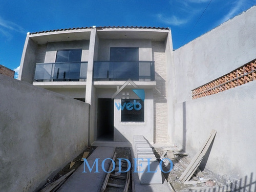 Imagem 16 de 28 de Sobrados À Venda Na Região Do Vitória Régia, Com Dois Quartos, Sala, Cozinha, Edícula Com Banheiro E Banheiro Social, Ainda Em Fase De Construção. - Ca02085 - 70728179