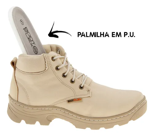 Coturno bege sale prf