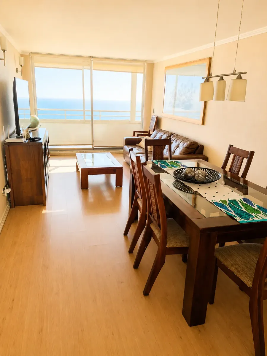 Imagen 2 de 13 de Arriendo Depto 3d2b1e En Costa De Montemar, Concón Gc Inclui