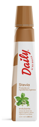 Endulzante Daily Stevia Ingredientes Orgánicos 180 Ml