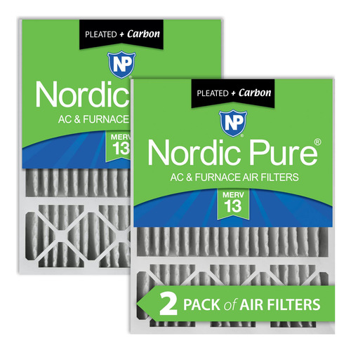 Nordic Pure Merv Pleated Plus Carbon Honeywell Reemplazo Ca