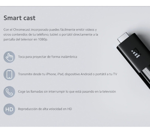 Imagen 2 de 3 de Xiaomi Mi Tv Stick Mdz-24-ab Fhd