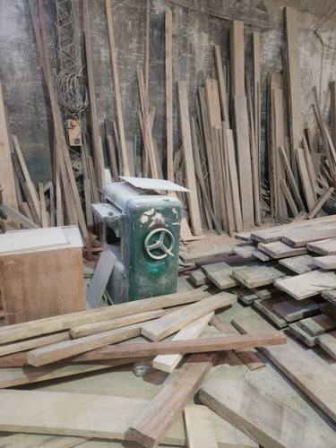 Imagen 2 de 5 de Lote Maquinas De Carpinteria Cepilladora, Garlopa, Sin Fin