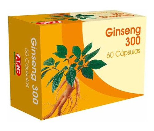 Ginseng Coreano 300  En Estuche Con 60 Cápsulas