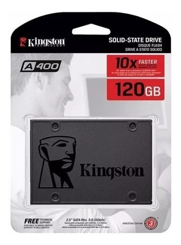 Ssd Kingston 120gb 2,5\  Sata 3 - Sa400s37/120g