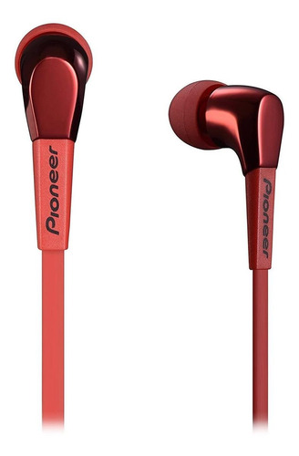 Fone de ouvido in-ear Pioneer SE-CL722T red