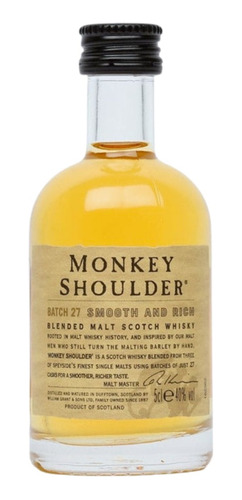 Miniatura Whisky Monkey Shoulder 50ml (vidrio)