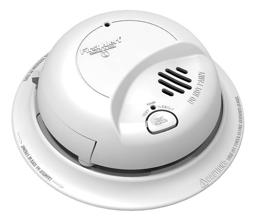 Brk Primera Alerta De Detector De Humo Smi100-ac, Alarma Con