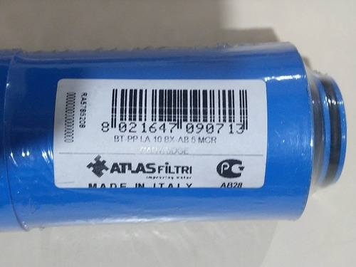 Cartucho Filtro Agua Btppla10bx Celulosa Carbon Atlas Filtri