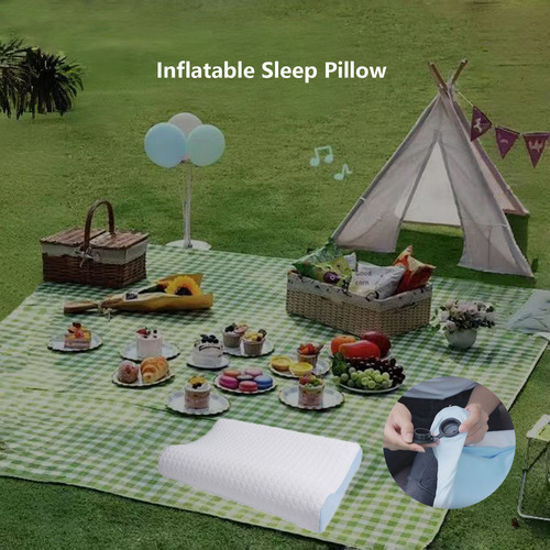 Almohada Inflable Abahub Para Camping Y Viaje Tpu Antifugas