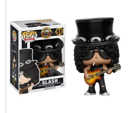 Funko Pop! Guns And Roses - Slash 51 Original Rock Music 