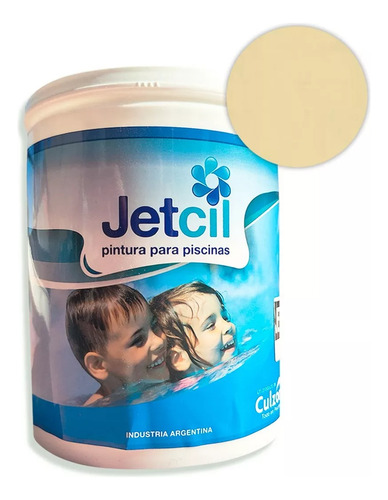 Pintura Para Piscinas Jetcil 4 Litros Acuosa Arena Sahara