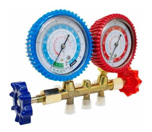 Imagen 1 de 2 de Juego Manometros Refrigeración Manifold R-134a R-22 R-12